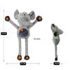 Brinquedo de Pelúcia para Cachorro com Voz Molar Resistente a Mordidas Aliviando Sonolência Companheiro Cão Pequeno Teddy Golden Retriever Suprimentos para Animais de Estimação