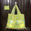 En stock Bolso de mano grande de tela Oxford 210D Nylon japonés Ecológico Plegable Portátil Poliéster Bolsa de compras