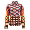 Camisa de Cuadros de Nicho Issey Miyake para Mujer, Nuevo Estilo Otoño 2026, Estampado Único, Corte Holgado, Versátil Top Chaqueta de Manga Larga