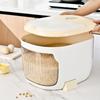 Cubo de Arroz Doméstico a Prueba de Insectos y Humedad Barril Sellado Contenedor Tanque para Granos Harina de Arroz de Gran Capacidad Tanque de Almacenamiento de Arroz de Grado Alimenticio