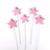 Estrela Amor Nuvem Balão Arame Espuma Esponja Bolo Bandeira Plug-in Decorativo Festa Bolo Acessórios de Confeitaria