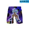 Cross-Border Novo Anime Periférico 3D Trendyy Casual Calças de Praia Masculinas