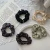 Nudo para Cola de Caballo Coreano de Alta Elasticidad, Accesorio para el Cabello Pequeño Sencillo y de Moda con Pedrería, Banda Suave para Moño