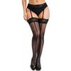 Calcetines con tirantes, tubo alto, largos, retro, sexys, con encaje, tentación, con clip, jacquard, s155