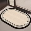 Tapete de Terra Diatomácea Tapete Absorvente para Banheiro Tapete de Entrada para Lavabo Tapete para Porta de Banheiro Tapete Antiderrapante para os Pés para Vaso Sanitário