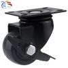 Ruedas giratorias industriales de nailon de 2 pulgadas y 3 pulgadas de servicio mediano y pesado para muebles, máquinas de mascarillas y carros