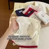 Ropa Interior de Algodón Puro para Mujer Estilo Británico Grado 10A Todo Algodón Antibacteriano Entrepierna Extendida Ribete de Encaje Bragas Cómodas Transpirables para Mujer