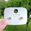 Pendientes de Tachuela Mini Circonita Chapados en Aleación de Cobre Xuping Jewelry Lujo Ligero Nicho Sencillos Pequeños Pendientes para Viajes Diarios para Mujeres Venta al por Mayor
