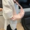 Bolso bandolera casual de gran capacidad tipo dumpling para mujer 2025 Primavera Nueva Moda Bolso de mujer Combinable Color sólido Bolso bandolera para el hombro
