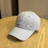 Gorra de Béisbol Estilo Coreano para Mujer con Visera Ancha, Favorecedora para Caras Grandes, Bordado Lindo, Gorra de Pico Versátil y Transpirable