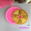Molde de Silicona para Modelado 3D DIY Gong Xi Fa Cai Manual Flip Molde para Pastel de Caramelo Flip Herramienta para Caramelo Molde de Chocolate Huevo