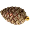 Colgantes de Navidad de Plástico, Bolas de Navidad Galvanizadas, Piñas Falsas para Decoración Navideña, Regalos de Navidad, Colgantes con Forma Especial