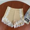 Calça de Segurança JK Renda Anti-Renda Legging Fina de Verão Roupa Externa Alta Elasticidade Shorts de Segurança Roupa Externa Feminina