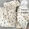 Pijama Grande Estilo Japonés de Crayon Shin-Chan con Almohadillas en el Pecho para Mujer, Conjunto de Tres Piezas de Dibujos Animados Dinámicos de Superman para Primavera y Verano, Fabricante Transfronterizo