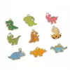 Accesorios de Aleación de Dinosaurio Huevos de Dinosaurio de Dibujos Animados Lindo Tyrannosaurus Rex Animal Colgante de Aleación de Zinc Llavero