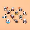 Fábrica de Origen Broche Atleta Panda Panda Jugando Baloncesto Fútbol Bádminton Tenis de Mesa Insignia Deportiva de Aleación