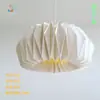 Lámpara de Pantalla de Origami Personalizada para Casa Nueva Diseño Creativo Iluminación de Sala de Estar Cálida Dormitorio Barra de Bar Restaurante Araña