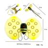 Actuación Infantil de Halloween 1 de Junio Alas de Abeja Ángel Mariquita Set de Cuatro Piezas Disfraz Amarillo para Actuación Accesorios de Escenario