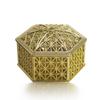 Caixa de Doces Quadrada de Plástico com Recorte Dourado Europeu Caixa de Doces Criativa para Casamento Lembrancinha de Casamento Caixa de Doces para Casamento