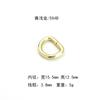 Ropa Equipaje Accesorios de Herrajería Hebilla en Forma de D Anillo en D de Metal Anillo de Hierro Alambre de Hierro Hebilla D Cinta Hebilla en Forma de D Producto Popular Transfronterizo