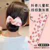 Twister de Cabelo Giratório de Bolinhas Preguiçoso Clipe Mágico de Torcer Acessório de Cabelo Laço Artefato de Cabeça Redonda Faixa de Cabelo Estampada