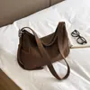 Moderna Bolso de Mano Coreano Texturizado para el Día Bajo el Brazo Exquisito Bolso de Hombro Único Tejido Otoño Nuevo Estilo 2026 Viaje Cruzado Diagonal para Mujer