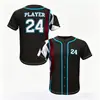 Uniformes Escolares para Clubes de Empresas Transfronterizas, Uniformes de Béisbol, Uniformes de Sóftbol, Hechos a Medida, Secado Rápido, Transpirables, Que Absorben la Humedad