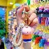 Llavero de Resina de Tigre Gordo de Dibujos Animados para Mujer, Lindo y Exquisito, Cadena Colgante para Teléfono Móvil, Cuerda de Mano, Muñeca, Llavero, Colgante para Bolso