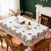 Exclusivo transfronterizo, popular mantel navideño con estampado de flor de Nochebuena de alta definición, mantel decorativo festivo, serie para el hogar, en stock