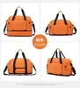 Bolsa de Gimnasio Plegable con Separación Húmeda y Seca, Ampliable, Se Puede Llevar en la Mano o Cruzada, Bolsa de Viaje, Transpirable, Impermeable, Estilo Chino