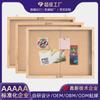 Customized cork storage photo frame photo storage box cross-border calligraphy display frame can be hung on the wall a variety of optional