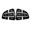 Pegatinas para Botones de Interior de Coche Compatibles con Bmw, Mercedes-Benz, Audi Botones de Control, Pegatinas de Reparación de Control Central del Aire Acondicionado