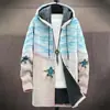 Cardigan con capucha y cremallera suelta para hombre, chaqueta de algodón, 3D digital, sin riesgos, nuevo, independiente de Temu, para hacer tú mismo con imágenes