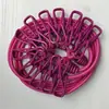 Tendedero Creativo Portátil para Exteriores Transfronterizo para Uso en Casa con 12 Pinzas, Tendedero para Exteriores a Prueba de Viento, Cuerda Elástica de Secado de Colores