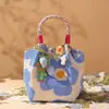 Caixa de Presente de Casamento Estilo Bolsa para Madrinhas, Caixa Vazia, Bolsa Tote Prática, Lembrancinha de Casamento, Toque de Luxo Nichado