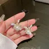Nuevos Pendientes de Gota de Perla Brillantes Creativos Exquisitos Moda Versátil Fresco Conmemorativo Regalo de Cumpleaños Pendientes Sencillos