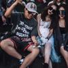 CPFM KANYE renacimiento limitado letra espumosa manga corta FOG americano retro high street suelto pareja camiseta