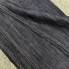 Tela de mezclilla de algodón y lino en stock 210G 160CM, tela para prendas de color reactivo resistente al lavado y que no se decolora en stock