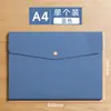 Bolso de Documentos de Cuero Similar a la Piel, Bolso para Archivos A4, Impermeable, Bolsa para Guardar Documentos de Contrato, Recibos, Personalizable con Impresión de Logo