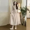 Em estoque Novo Estilo Francês Estilo Suave Falso Duas Peças Vestido para Gestante Primavera Cedo Popular Com Caimento Longo para Gestante