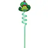 Desenho Plantas vs. Zumbis Canudos Espirais Coloridos Acessórios Decorativos Patches Material para Pet Canudos Espirais Atacado