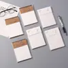 Estilo simples livro de conta manual de estudante criativo nota de lembrete nota livro post-it mensagem adesiva em estoque livro atacado