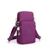 Bolso para teléfono móvil transfronterizo nuevo para mujer, bandolera de tela Oxford, bandolera pequeña, bolso para teléfono móvil, mini bolsa vertical para cambio de mano