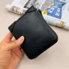 Cartera para Hombre Transfronteriza, Cuero Encerado al Aceite, Múltiples Ranuras para Tarjetas, Gran Capacidad, Suministro Directo del Fabricante, En Stock, Cartera con Cremallera Estilo Retro Europeo y Americano