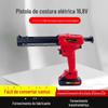 Pistola de costura de cola de vidro de fornecimento de fábrica pistola de cola de economia de força totalmente automática conjunto de pistola de cola elétrica de tubo duplo
