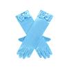Accesorios Congelados Accesorios de Aisha Cenicienta cosplay Accesorios Azules Aretes Collar Guantes Flores