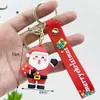 Llavero Navideño Transfronterizo Colgante Caja Sorpresa Papá Noel Muñeco de Nieve Árbol de Navidad Llavero Navideño Colgante Pequeño