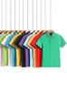 190#180g algodón mercerizado color habitación manga corta solapa camisa POLO ropa de trabajo empresarial camisa cultural publicidad T overoles