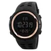 Comercio Exterior Reloj Electrónico Deportivo Multifuncional con Cronógrafo para Hombre Moda Estudiante Reloj Electrónico de Luz Fría Modelo Deportivo con Esfera Grande