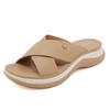 4003-7 Amazon Nuevo 2025 Europeas y Americanas Suela Gruesa Transfronterizas Talla Grande Ligeras Dulces Pantuflas para Mujer Venta al por Mayor